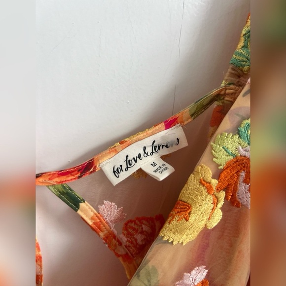 FOR LOVE & LEMONS
Winnie Floral-Embroidered Mini Dress Size M $292 NEW - Picture 7 of 8